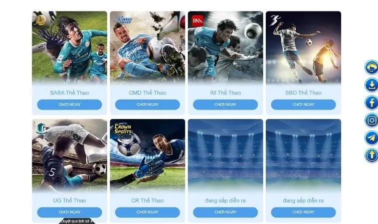Nhà cái VIN777 hợp tác với nhiều nhà cung cấp cá cược thể thao hàng đầu thế giới